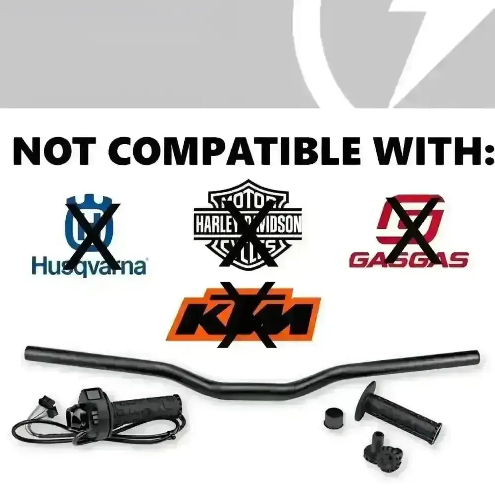 Stacyc Bike 19mm Mini - Bar Conversion Kit 12 - 16eDrive (Original Black Stem Only) - Balance Bike