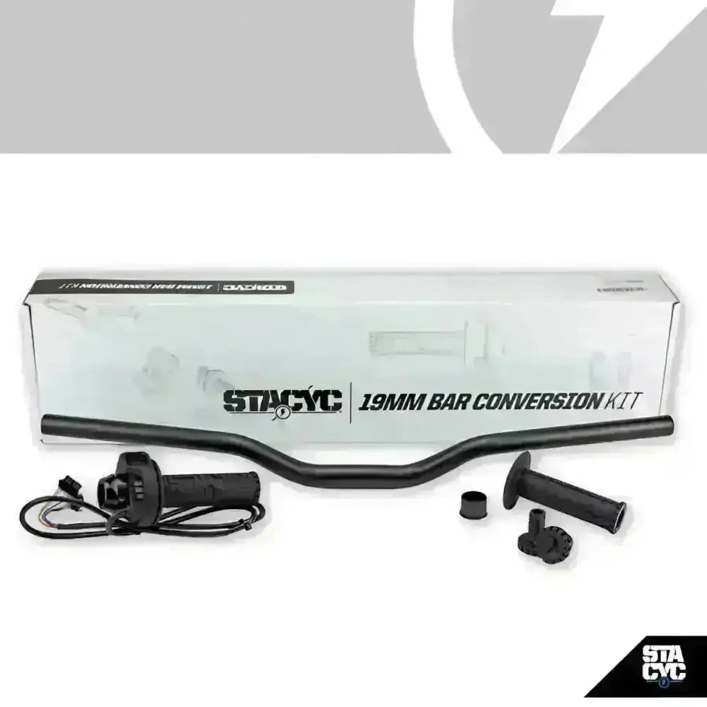 Stacyc Bike 19mm Mini - Bar Conversion Kit 12 - 16eDrive (Original Black Stem Only) - Balance Bike