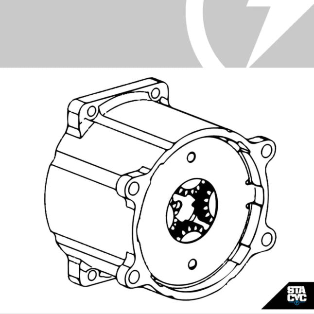 REPLACEMENT 90 DEGREE GEARBOX - 16ELITE/18/20EDRIVE - STACYC