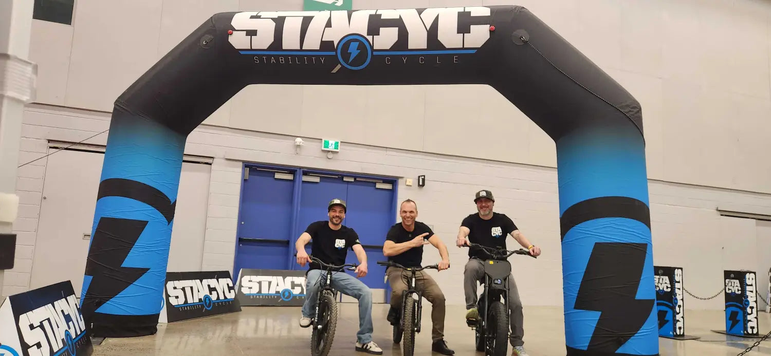 Montreal Motorcycle Show 2026 — STACYC ride demo (4)