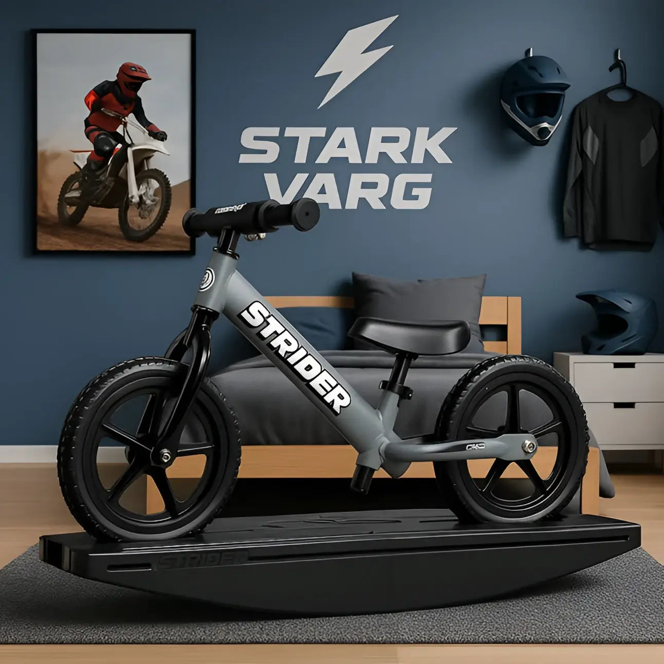 Balance Bike Strider Canada Combo Sport Edition - Grey - Vélo 12’’