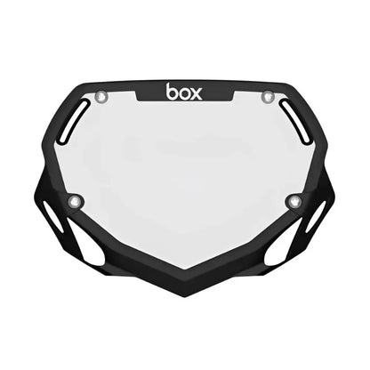 Box Two Bike Number Plate - Black - Plaque à Numéro