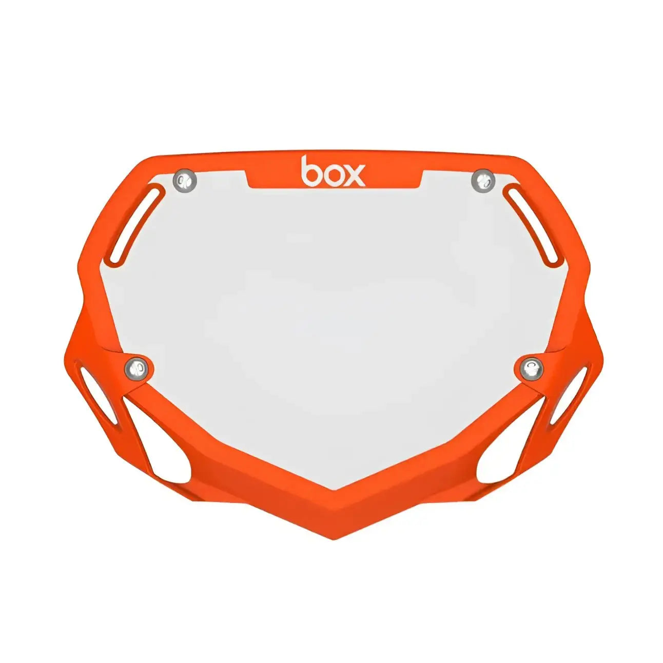 Box Two Bike Number Plate - Orange - Plaque à Numéro