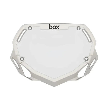 Box Two Bike Number Plate - White - Plaque à Numéro