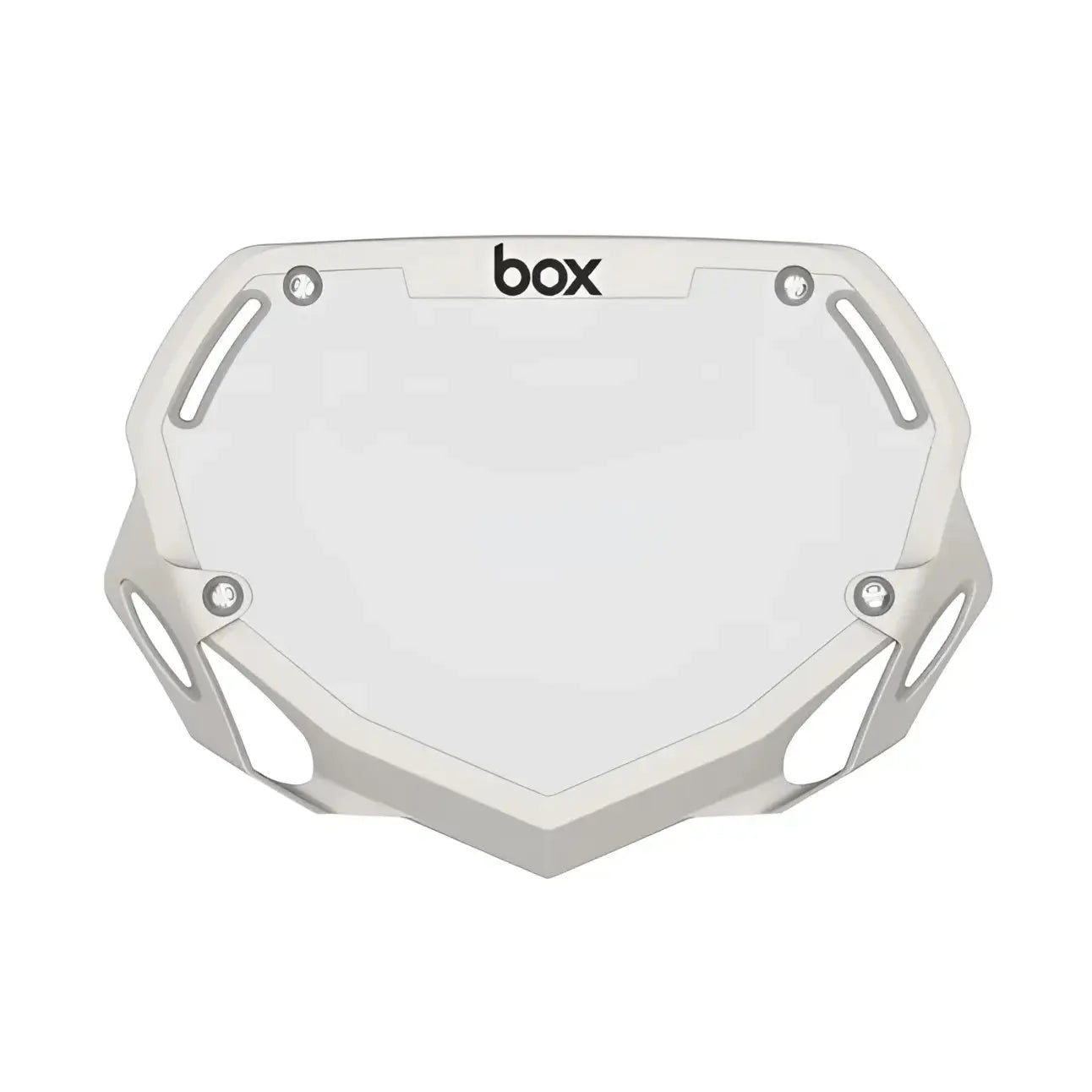 Box Two Bike Number Plate - White - Plaque à Numéro