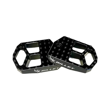 Lux Billet Extended Footrest 12-16eDrive - Black - Repose-Pieds