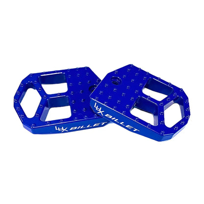 Lux Billet Extended Footrest 12-16eDrive - Blue - Repose-Pieds