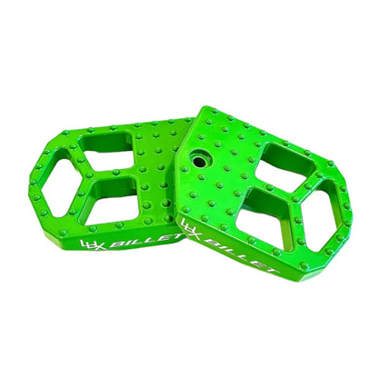 Lux Billet Extended Footrest 12-16eDrive - Green - Repose-Pieds