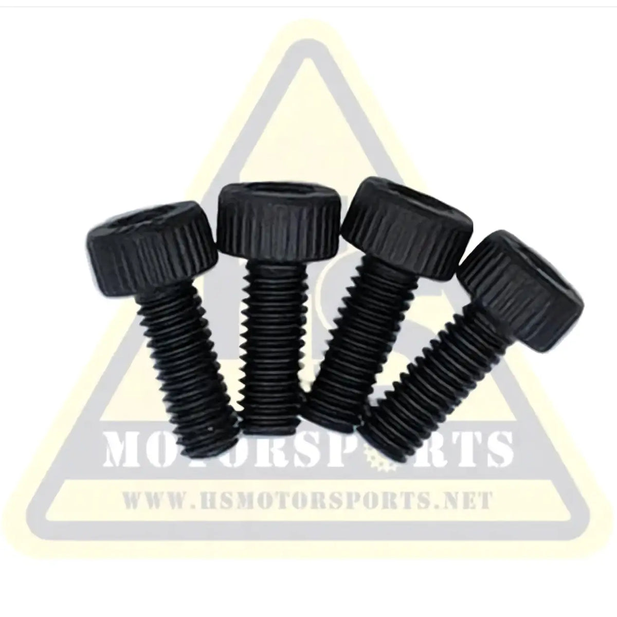Four black hex socket head cap screws with ribbed heads for reduction gearbox stacyj 12-16 edrive
