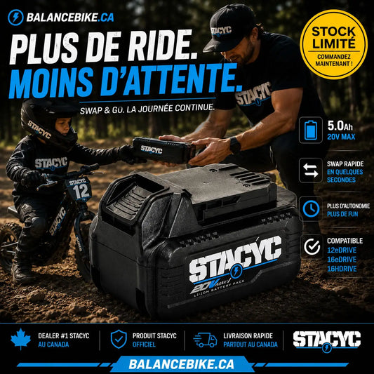 Black plastic stacyc 20ah lithium-ion battery pack for balance bikes in the stacyc bike 5ah battery 12-16edrive product