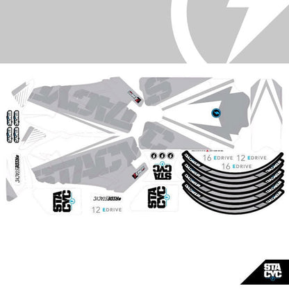 Stacyc Bike Graphic Kit 12eDrive - Balance Bike