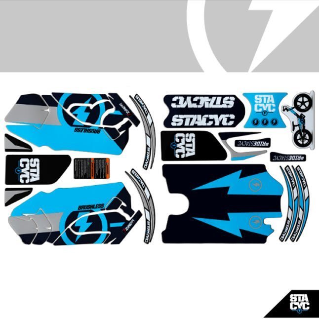 Stacyc Bike Graphic Kit 16eDrive - Balance Bike