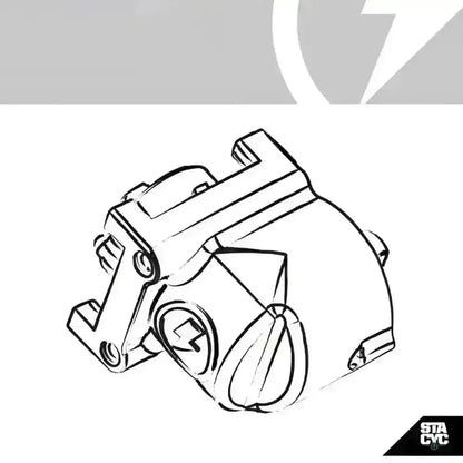 Stacyc Bike Replacement 90° Internal Housing 12 - 16eDrive - Balance Bike